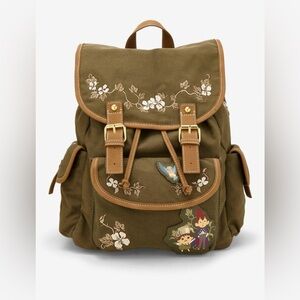 Over the Garden Wall Floral Icons Drawstring Mini Backpack